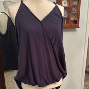 Market & Spruce | Elegant Women's Navy Blue Top